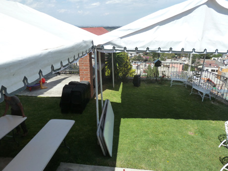 Carpa montada